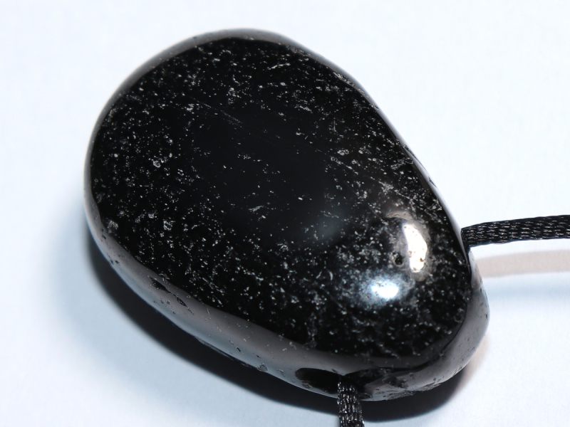 black tourmaline (Schorl) with cord or silver 925