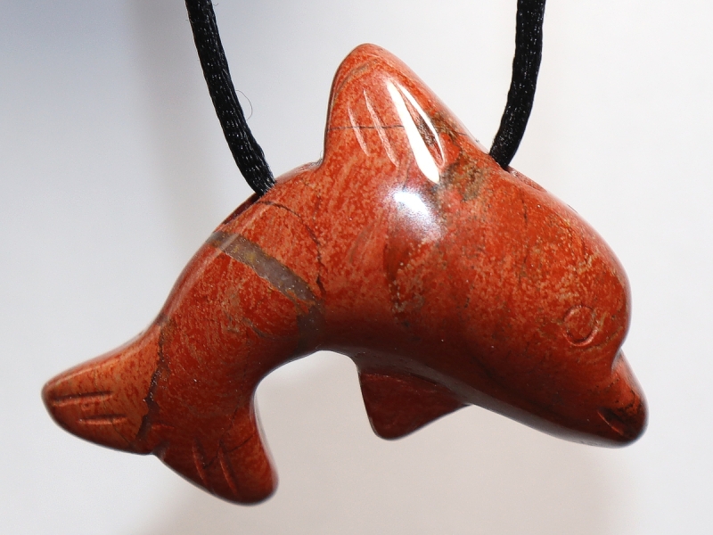 red jasper with cord or silver 925