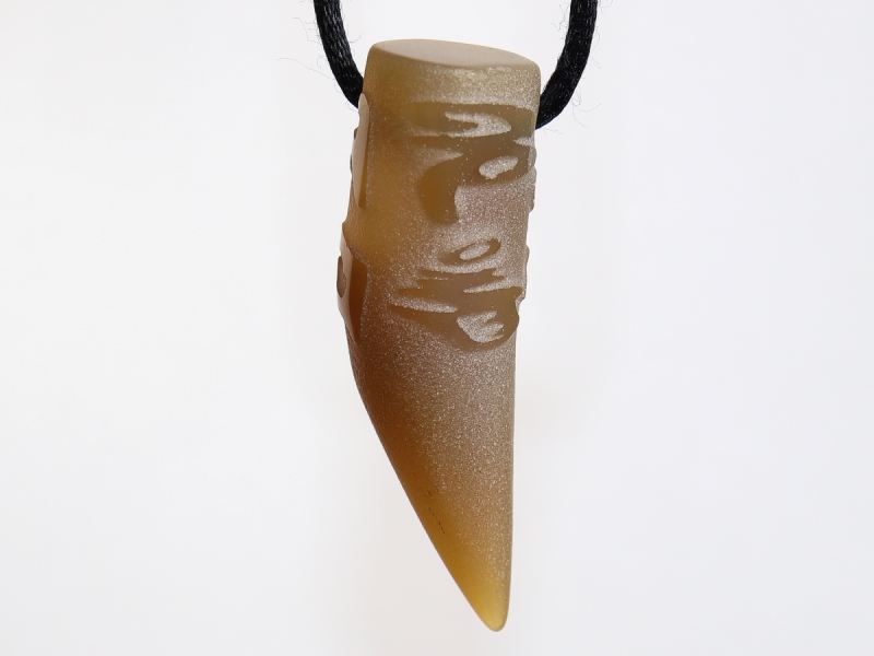 agate with cord or silver 925