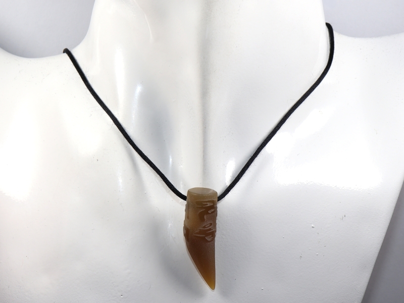 agate with cord or silver 925