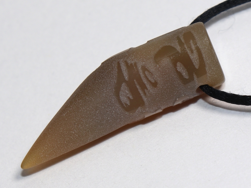 agate with cord or silver 925