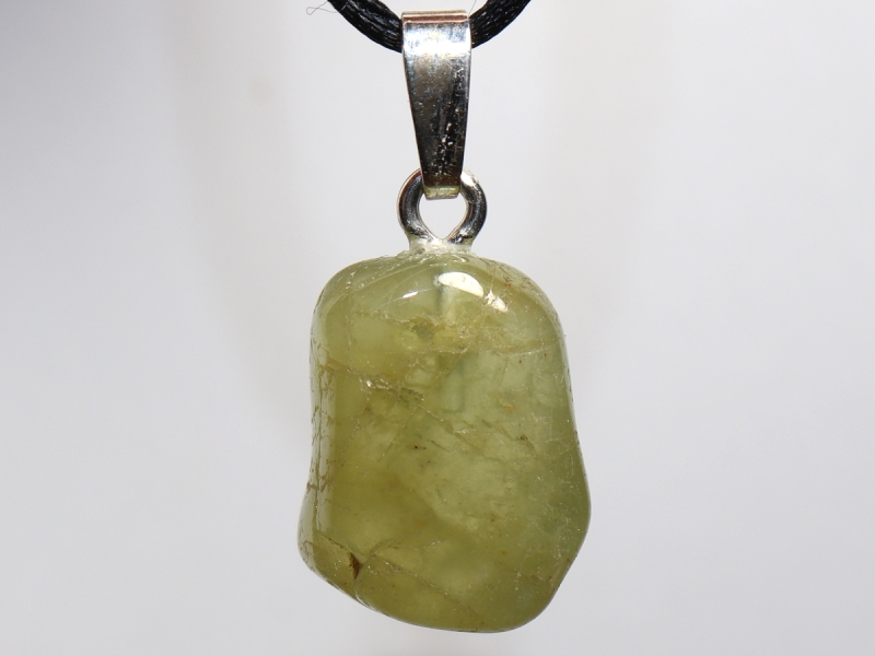 heliodor with cord or silver 925