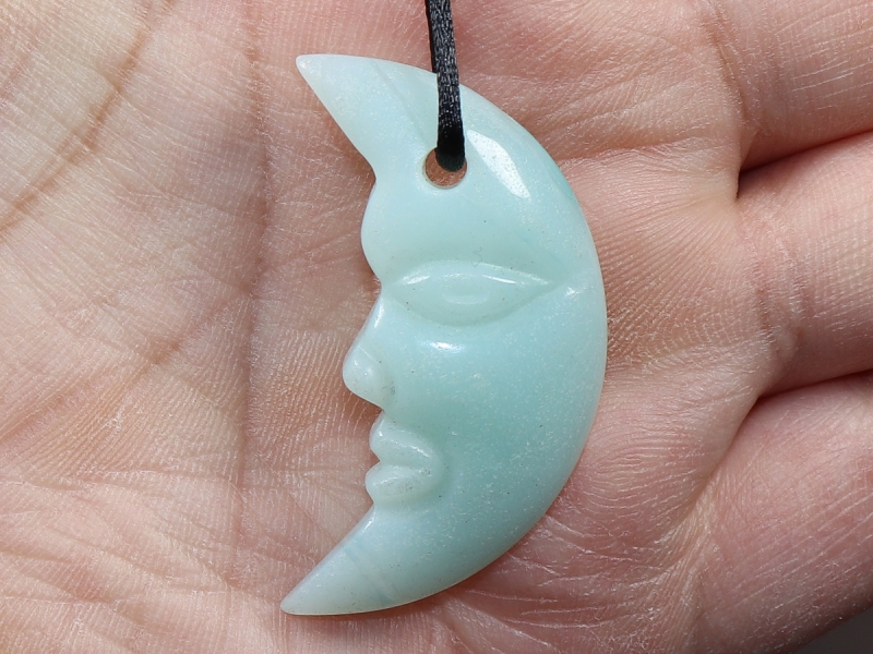 amazonite with cord