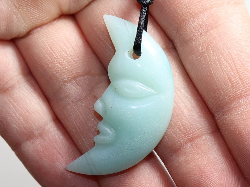 amazonite with cord