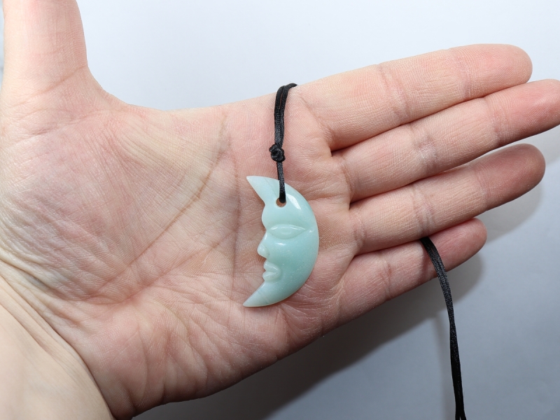 amazonite with cord