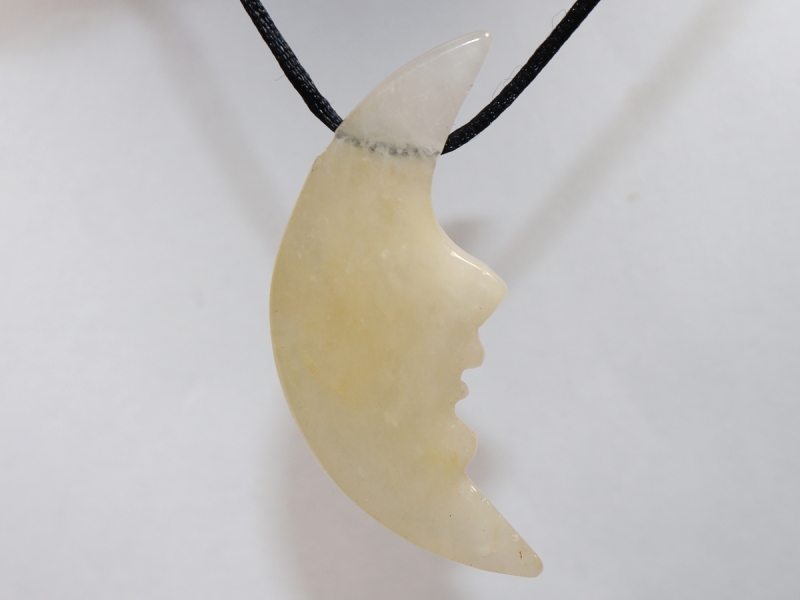 aragonite with with cord or silver 925
