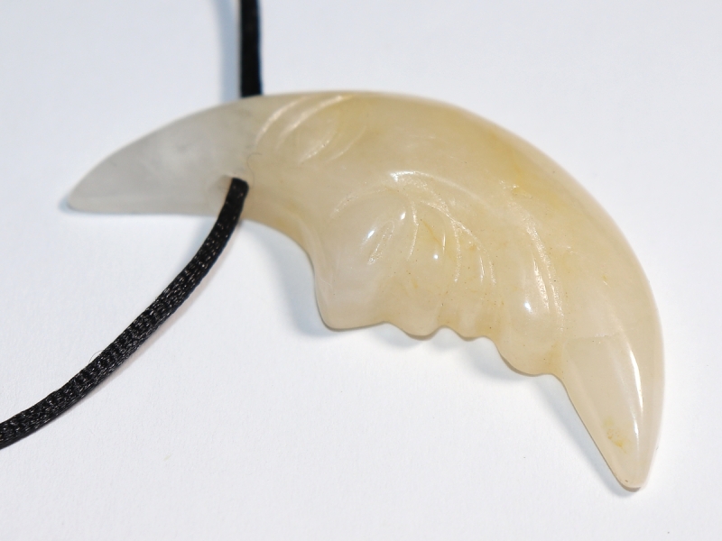 aragonite with with cord or silver 925