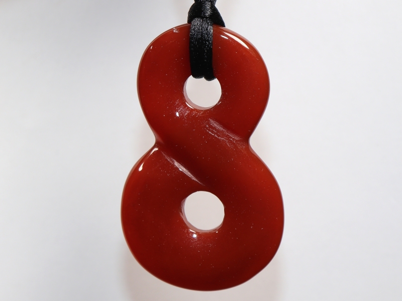 carnelian with cord