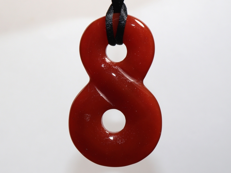 carnelian with cord