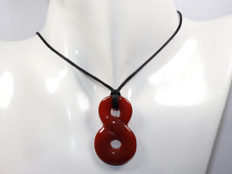 carnelian with cord