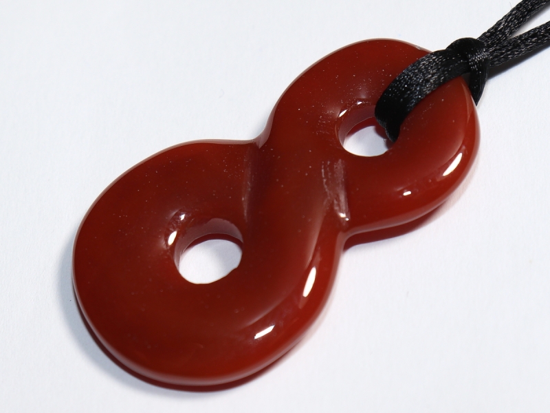 carnelian with cord