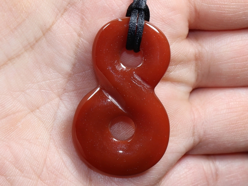 carnelian with cord