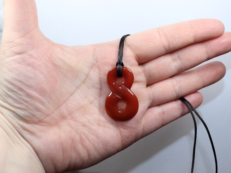 carnelian with cord