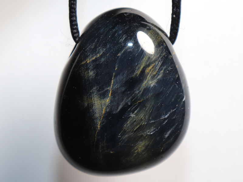 hawks eye with cord or silver 925
