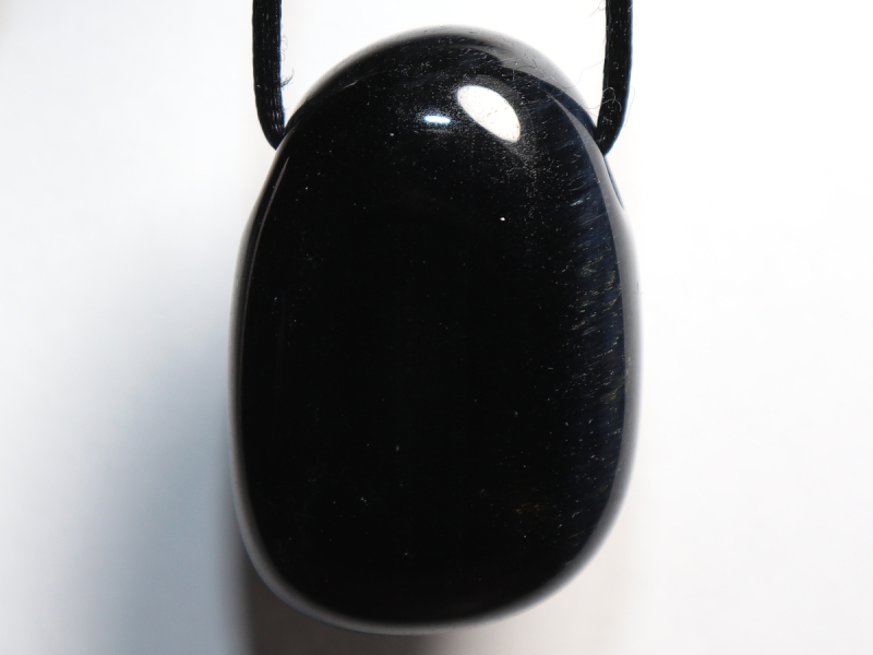 hawks eye with cord or silver 925