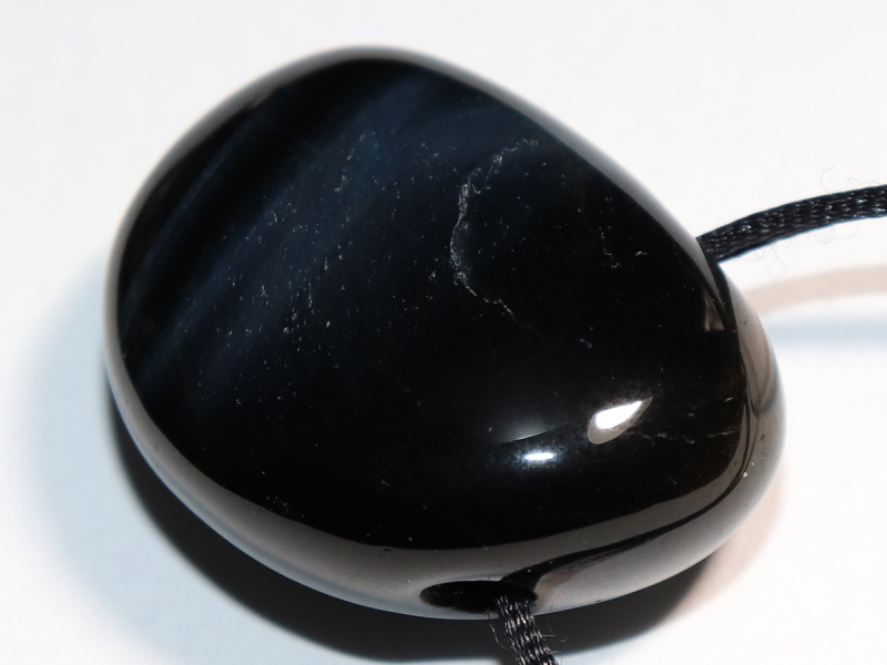 hawks eye with cord or silver 925