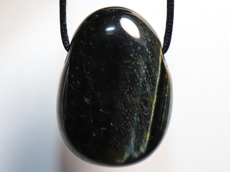 Falkenauge mit Tigerauge mit Band oder Silber 925