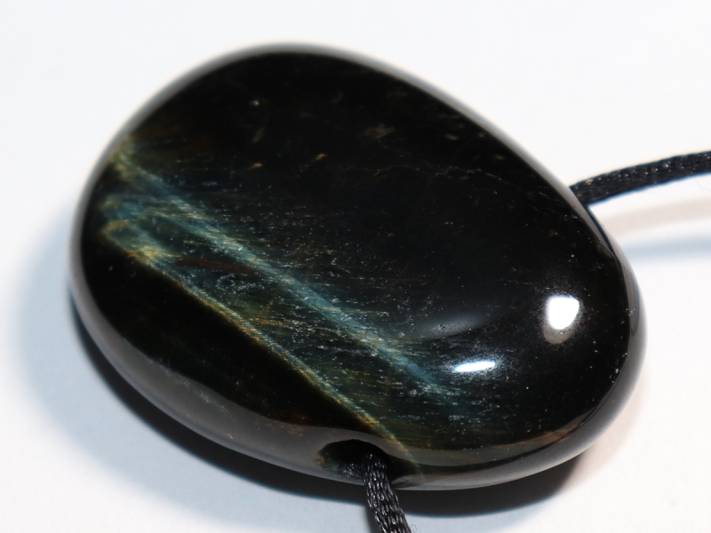 Falkenauge mit Tigerauge mit Band oder Silber 925