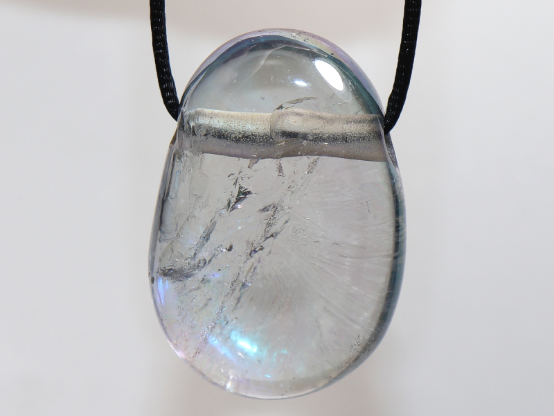 angel aura with cord or silver 925