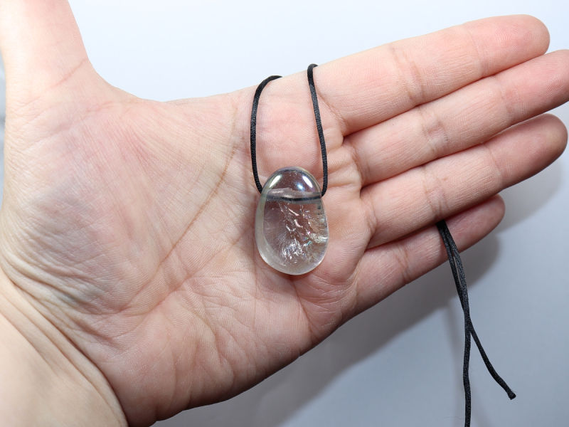 angel aura with cord or silver 925