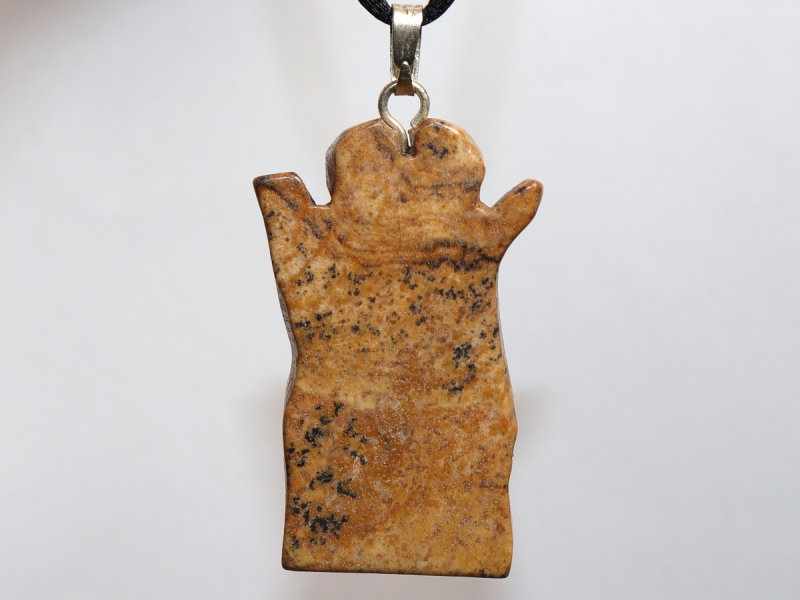 picture jasper with cord or silver 925