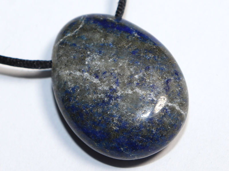 lapis lazuli with cord or silver 925