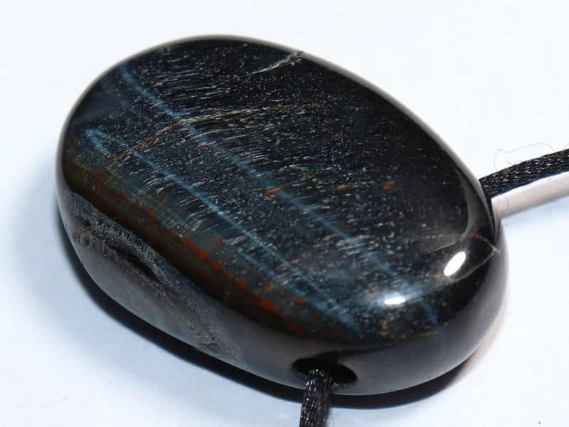 hawks eye with cord or silver 925