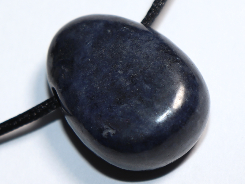 sapphire with cord or silver 925