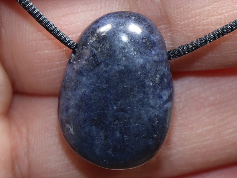 sapphire with cord or silver 925