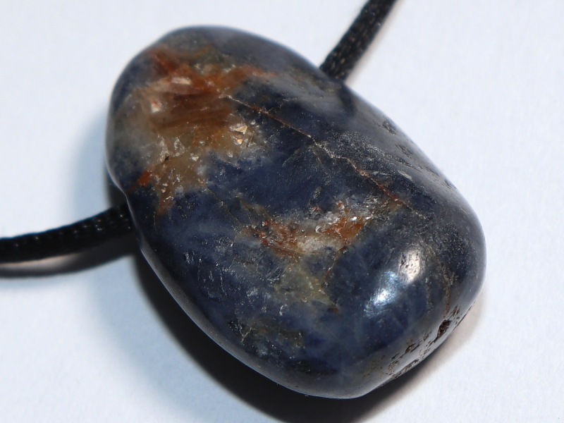 sapphire with cord or silver 925
