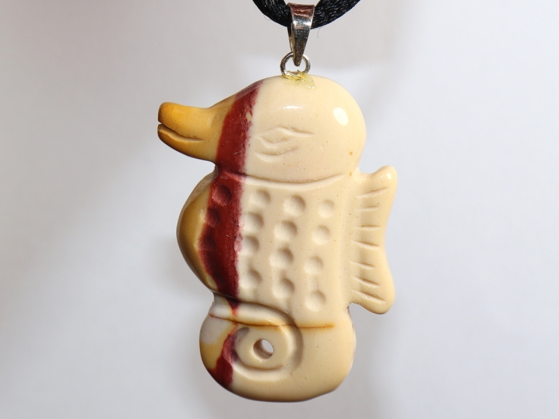 mookaite with cord or silver 925