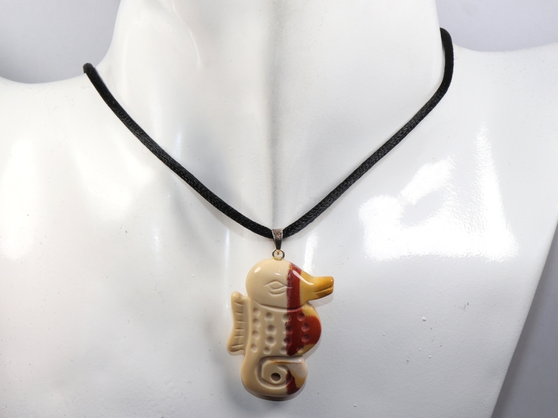 mookaite with cord or silver 925