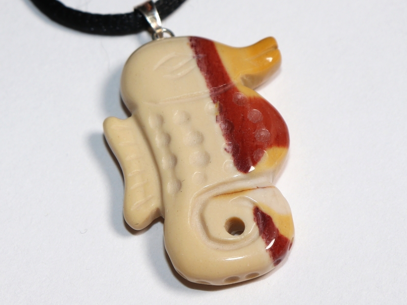 mookaite with cord or silver 925