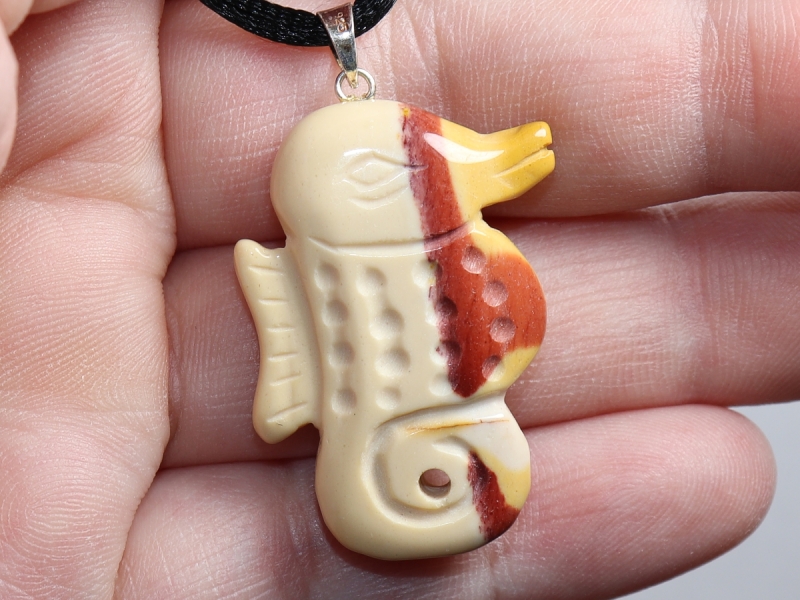 mookaite with cord or silver 925