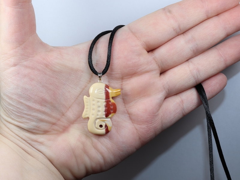 mookaite with cord or silver 925