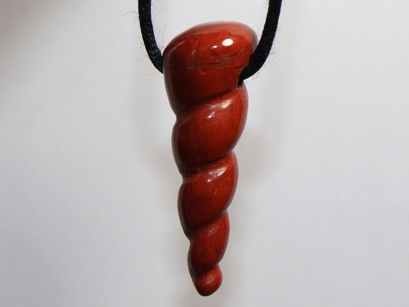 roter Jaspis mit Band oder Silber 925