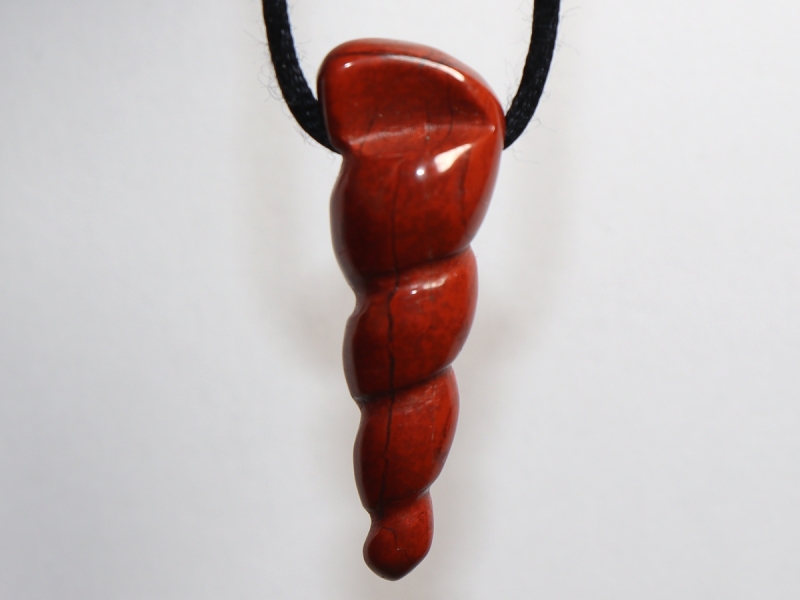 roter Jaspis mit Band oder Silber 925