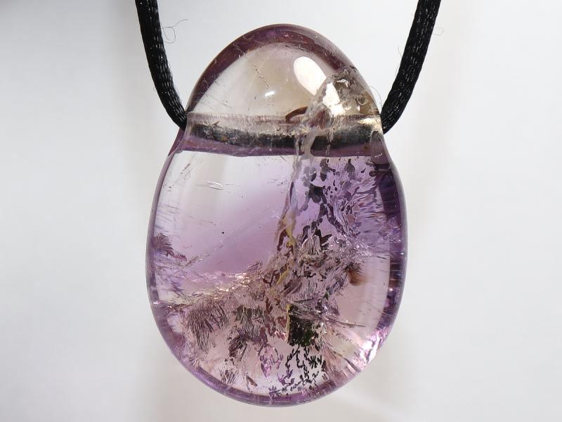 Ametrin mit Band oder Silber 925