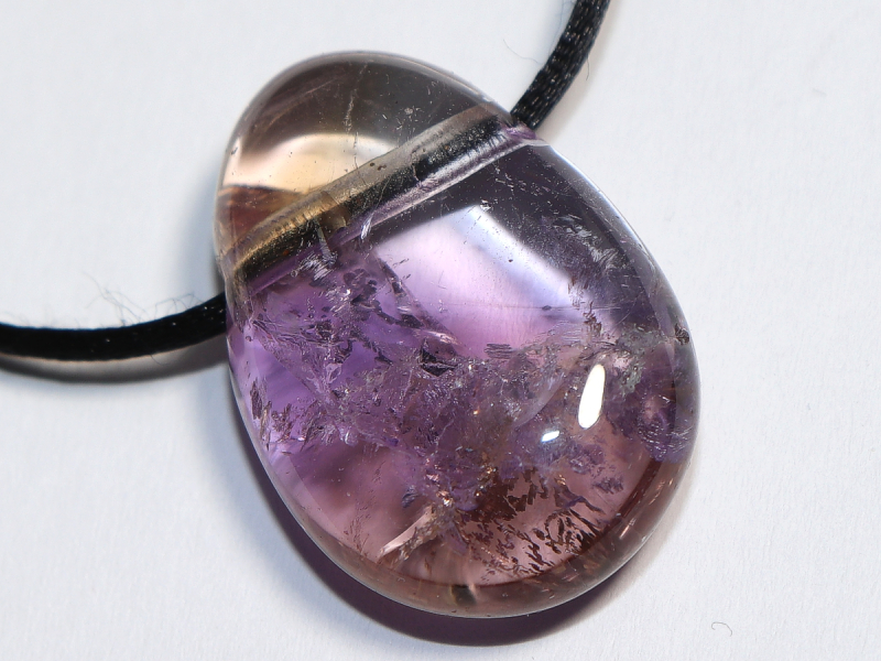 Ametrin mit Band oder Silber 925