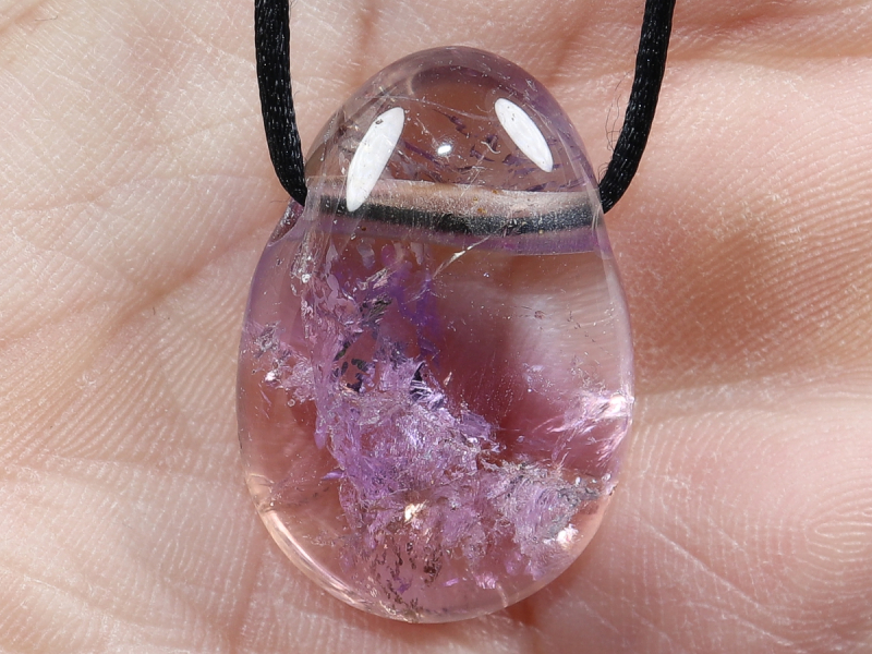 Ametrin mit Band oder Silber 925