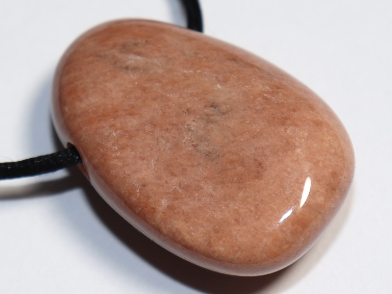 moonstone with cord or silver 925