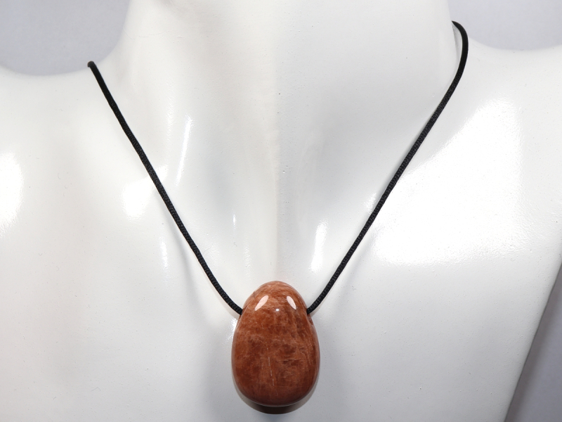 moonstone with cord or silver 925