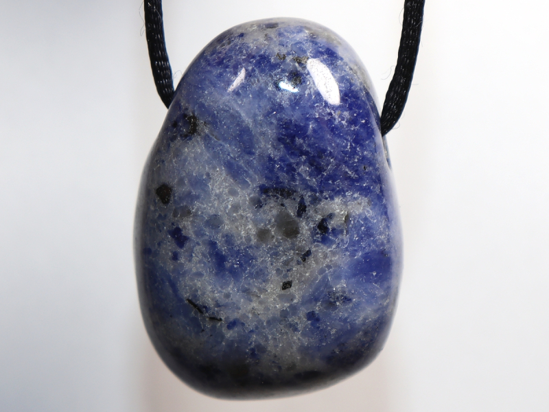 Sodalith mit Band oder Silber 925