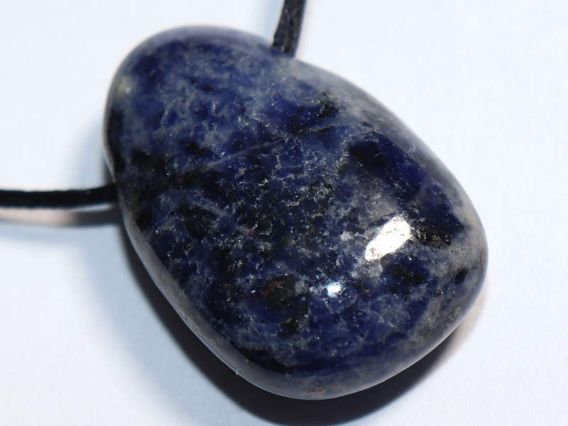 Sodalith mit Band oder Silber 925