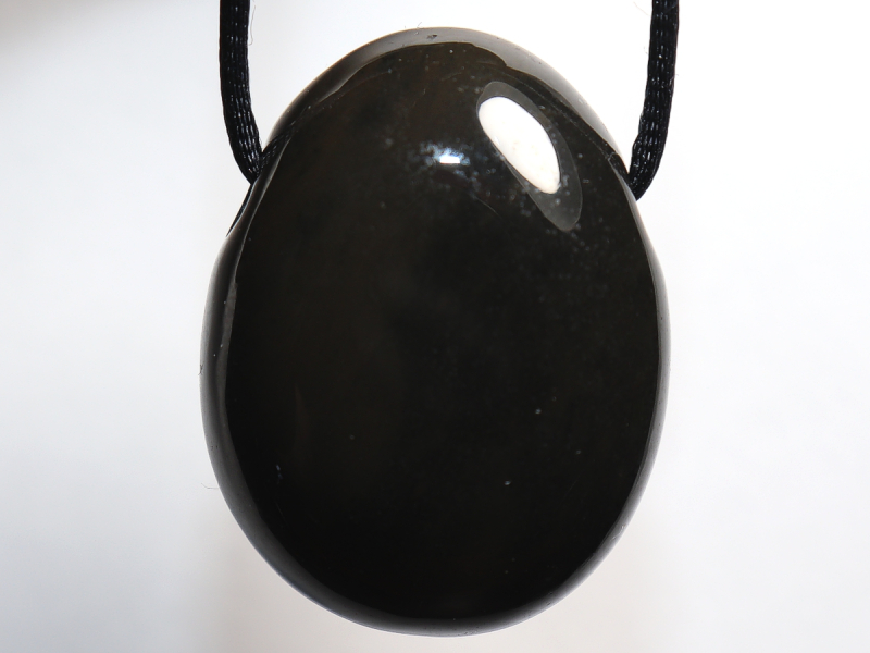 onyx with cord or silver 925