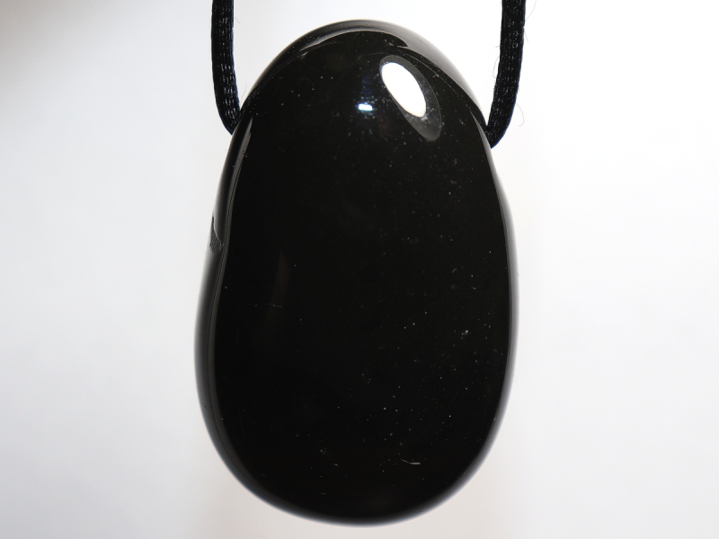 onyx with cord or silver 925