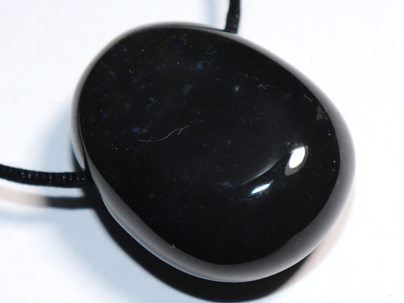 onyx with cord or silver 925