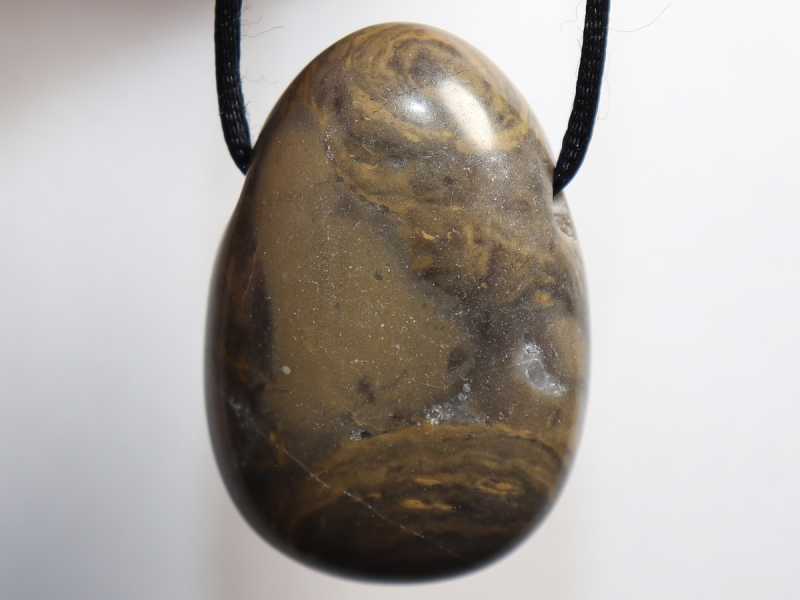stromatolite with cord or silver 925