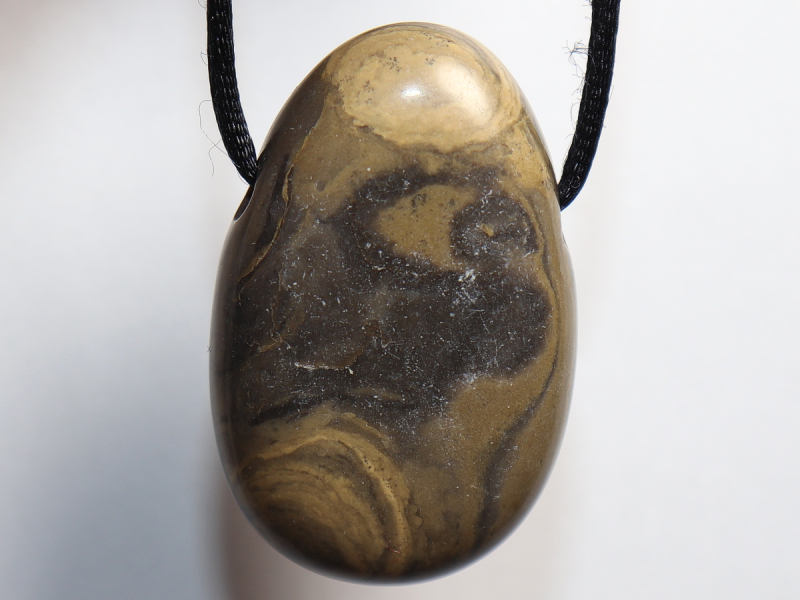 Stromatolith mit Band oder Silber 925