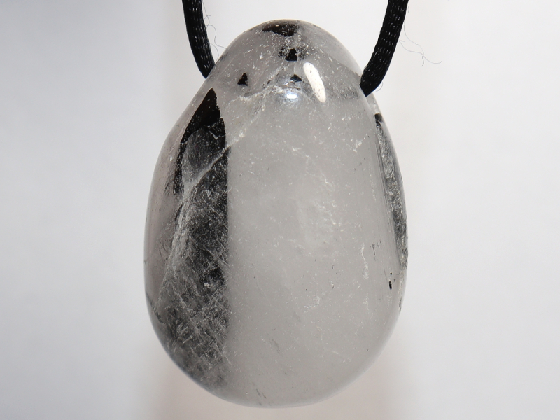 tourmaline quartz with cord or silver 925